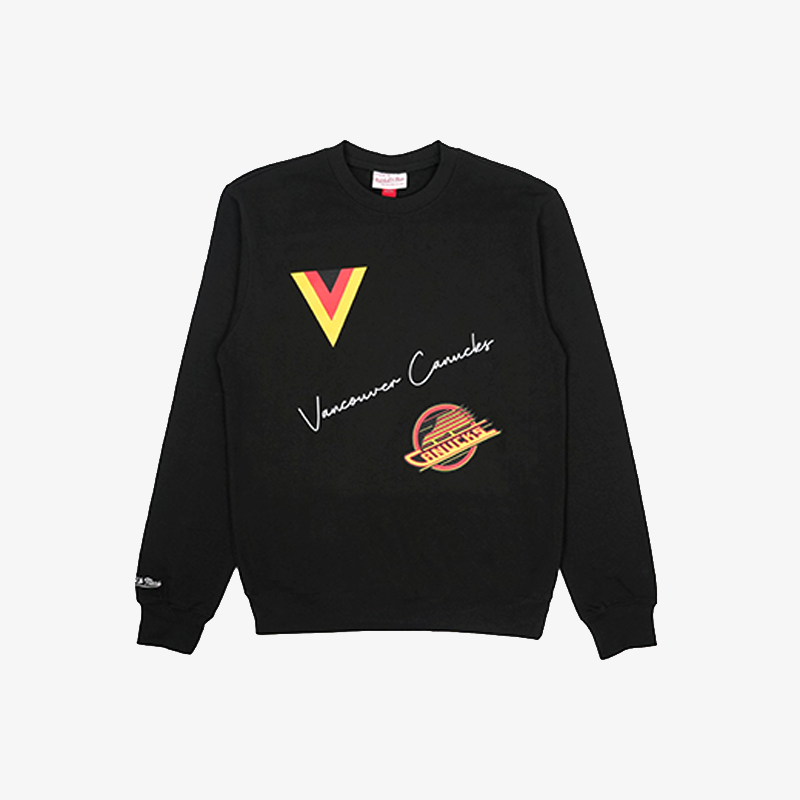 Vancouver Canucks M&amp;N Black Skate Crew