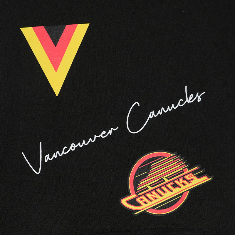 Vancouver Canucks M&amp;N Black Skate Crew