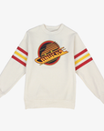 Vancouver Canucks Youth M&N Retro Fleece Skate Crewneck