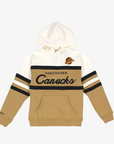 Vancouver Canucks Youth M&N Cream Skate Hoodie