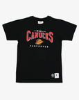 Vancouver Canucks Youth M&N Black Skate T-Shirt