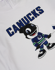 Vancouver Canucks Kids Fin White Hoodie