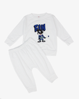 Vancouver Canucks Infant Fin White Sweatsuit