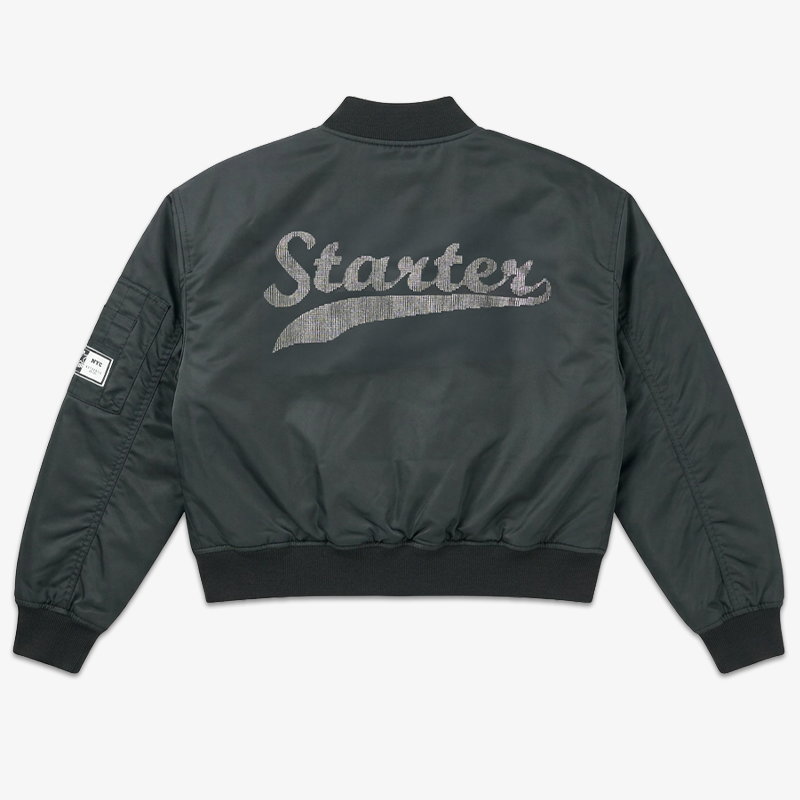 Vancouver Canucks Women's Starter Satin Skate Bomber