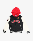 Vancouver Canucks Mitchell & Ness Youth Court Side Fleece Skate Jacket
