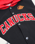 Vancouver Canucks Mitchell & Ness Youth Court Side Fleece Skate Jacket