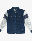 Vancouver Canucks Wild Collective Women's Denim Sequin Jacket
