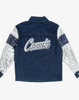 Vancouver Canucks Wild Collective Women's Denim Sequin Jacket