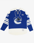 Vancouver Canucks 47 Brand Orca Lace Jersey Crewneck