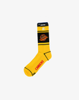 Vancouver Canucks Starter Skate Striped Yellow Socks