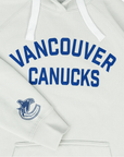 Vancouver Canucks Sportiqe White Orca Script Hoodie