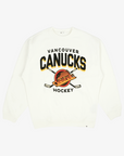 Vancouver Canucks '47 Brand Womens Golden Age Arch Skate Crewneck