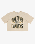 Vancouver Canucks '47 Women Windthrow Skate Crop T-Shirt