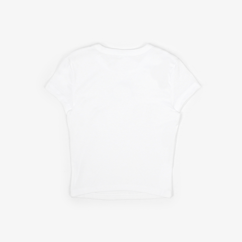 Vancouver Canucks Women's White Crop Orca Tee