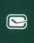 Vancouver Canucks Signature Collection Women's Heritage Green Cardigan