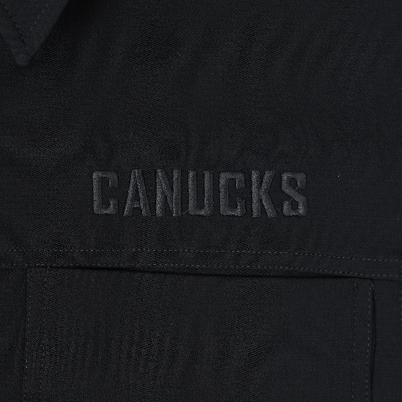 Vancouver Canucks Signature Collection Women's Cropped Black Skate Blazer
