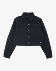 Vancouver Canucks Signature Collection Women's Cropped Black Skate Blazer