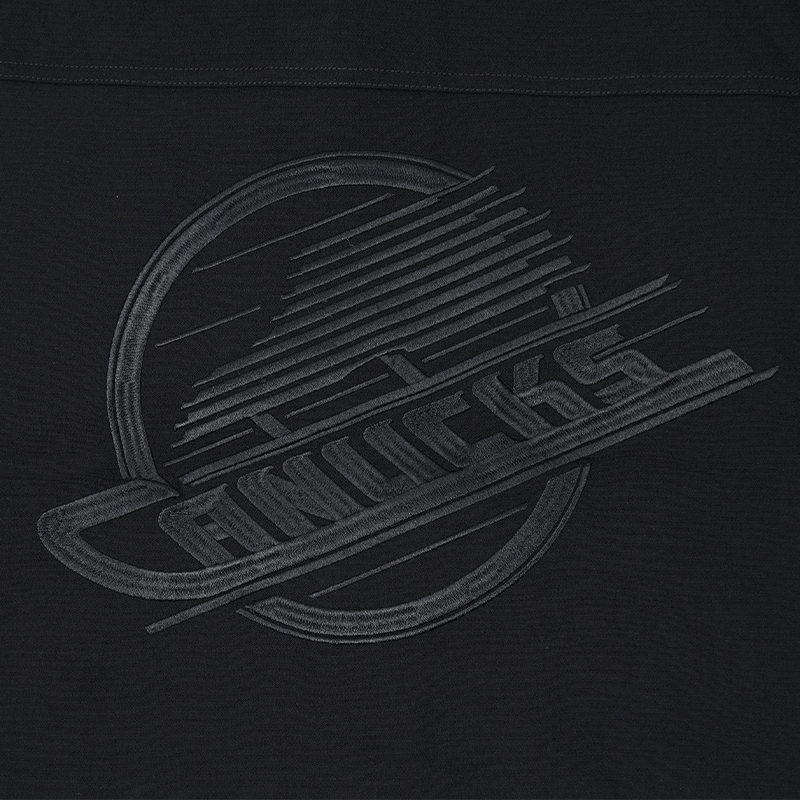 Vancouver Canucks Signature Collection Women's Cropped Black Skate Blazer