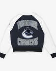 Vancouver Canucks New Era Women's Navy/White Orca Jacket