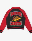 Vancouver Canucks New Era Women's Red/Black Skate Jacket