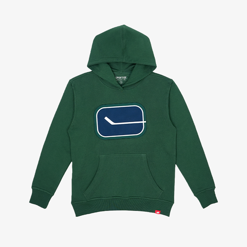 Vancouver Canucks Sportiqe Drake Vintage Stick in Rink Green Hoodie