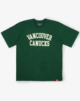 Vancouver Canucks Sportiqe Duke Canucks Wordmark Green T-Shirt