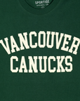 Vancouver Canucks Sportiqe Duke Canucks Wordmark Green T-Shirt