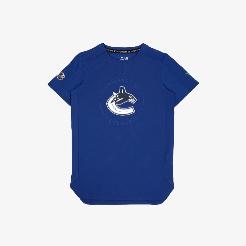 Vancouver Canucks Fanatics Authentic Pro Rink Training Orca T-Shirt