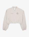 Vancouver Canucks x lululemon Women's Clara Cropped Cream Orca Jacket