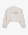 Vancouver Canucks x lululemon Women's Clara Cropped Cream Orca Jacket