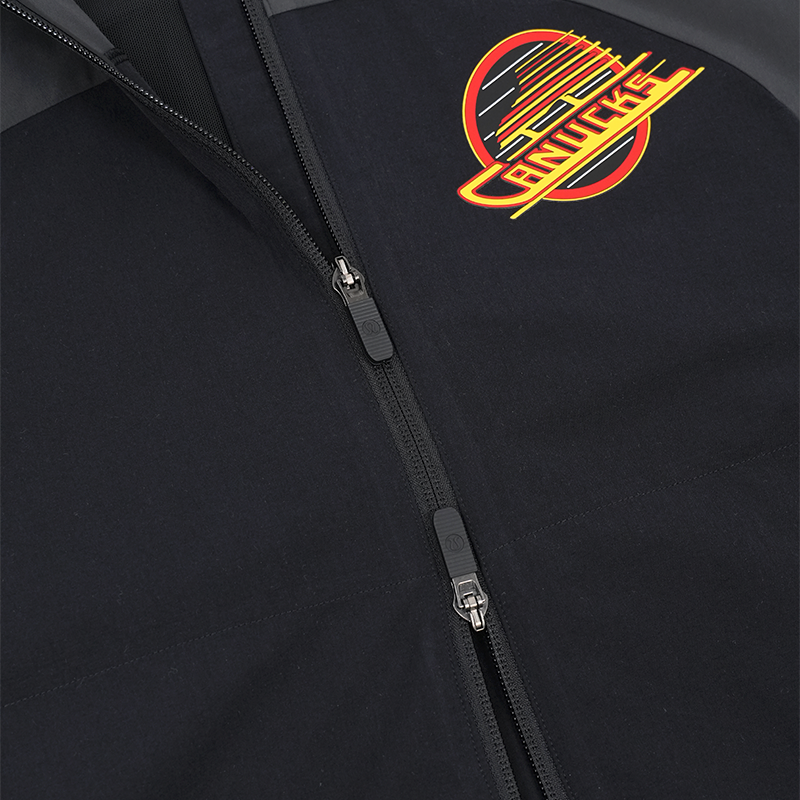 Vancouver Canucks x lululemon Coastal Black Skate Windbreaker Jacket
