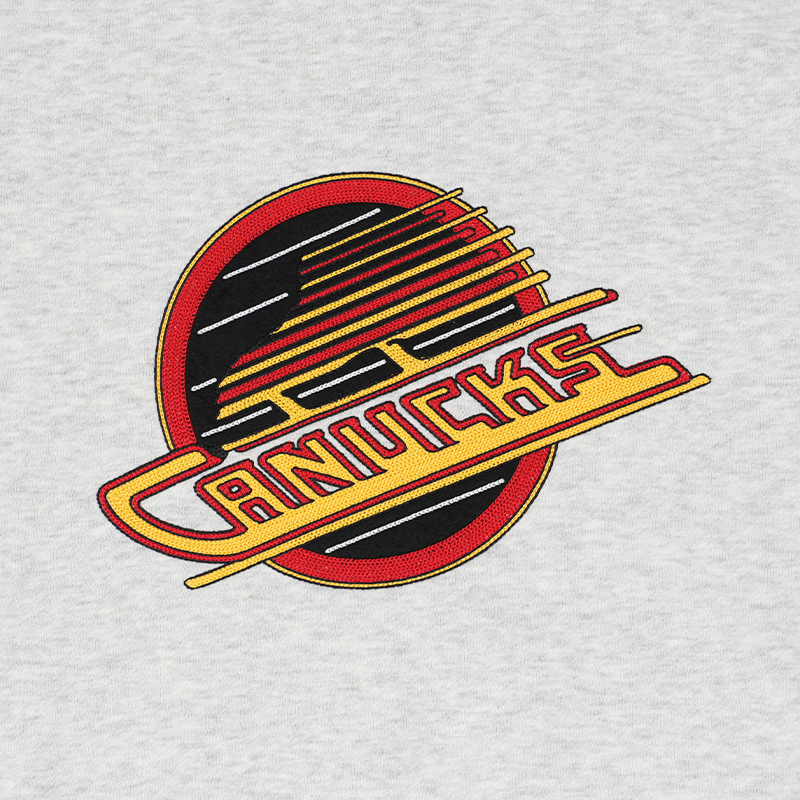 Vancouver Canucks x lululemon Steady State Retro Grey Skate Crewneck
