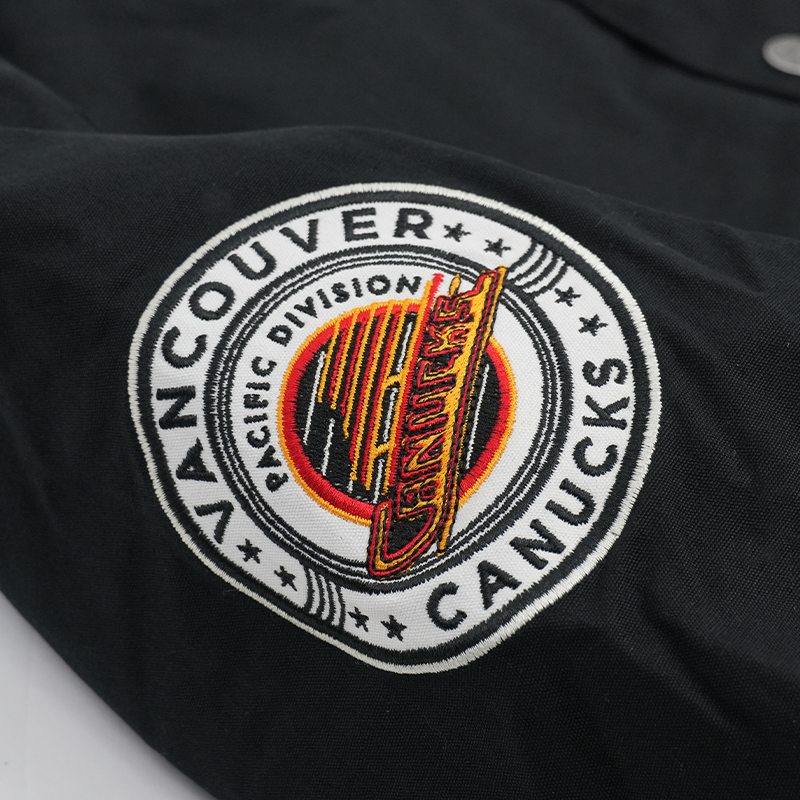 Vancouver Canucks Starter Spectator Black Skate Jacket