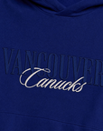Vancouver Canucks x lululemon Steady State Script Blue Orca Hoodie