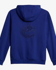 Vancouver Canucks x lululemon Steady State Script Blue Orca Hoodie