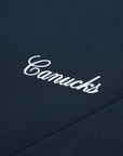 Vancouver Canucks x Line Change Women's Athletics Pop Navy Crewneck