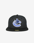 Vancouver Canucks New Era 5950 Quilt Orca Fitted Hat