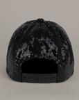 Vancouver Canucks Women's Black Sequin Skate Hat