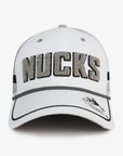 Vancouver Canucks Women's Nucks White and Grey Trucker Hat