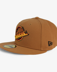 Vancouver Canucks New Era 5950 Bronze CP Skate Hat