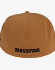 Vancouver Canucks New Era 5950 Bronze CP Skate Hat