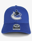 Vancouver Canucks '47 Brand Trucker Blue Orca Adjustable Hat