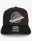 Vancouver Canucks 47 Brand Chocolate Brown Skate Hat