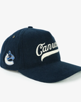 Vancouver Canucks 47 Brand Navy Corduroy Orca Hitch Hat