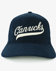 Vancouver Canucks 47 Brand Navy Corduroy Orca Hitch Hat
