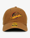 Vancouver Canucks 47 Brand x Carhartt Brown Clean Up Hat