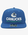 Vancouver Canucks Fanatics Rink 3 Flat Brim Orca Hat
