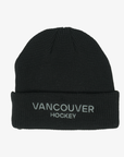 Vancouver Canucks Fanatics Road1 Black Orca Beanie