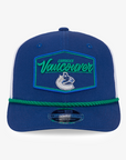 Vancouver Canucks New Era 970 Stretch Snap Orca Patch Mesh Trucker Hat