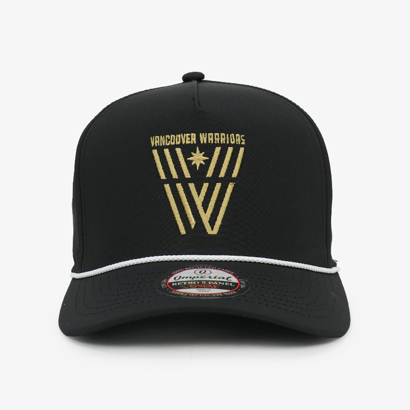 Vancouver Warriors Imperial Wrightson Black/White Rope Hat